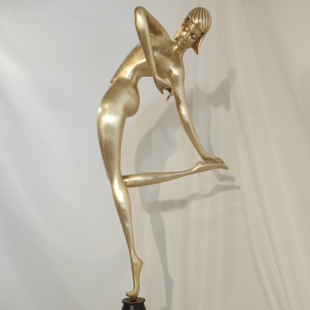 Brazilian Butt Lift Oscar Gold Goddess 2.5 Feet Tall Fine Art Sculpture
